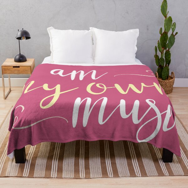 Item preview, I Am My Own Muse Creativity Quote designed and sold by DancingwithInk.