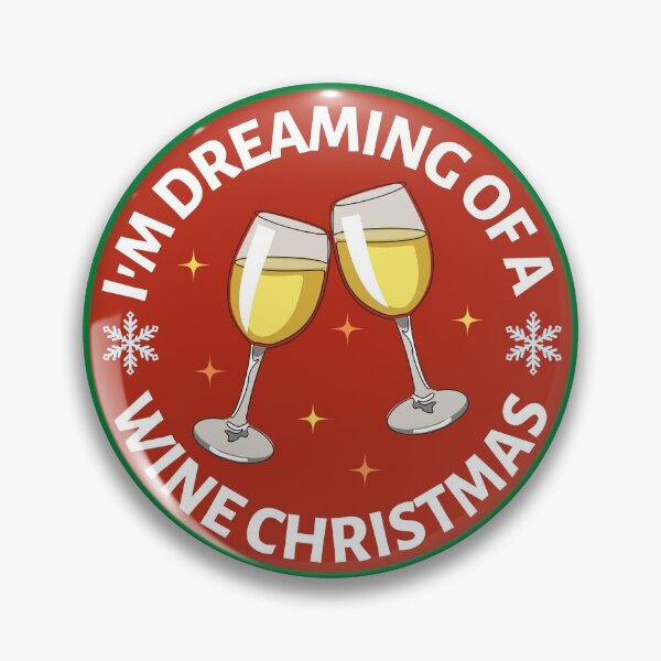 Item preview, Im Dreaming of a Wine Christmas (Red) - Funny Wine Puns - Christmas Gift for Wine Lovers who like alcoholic jokes designed and sold by CaitU.
