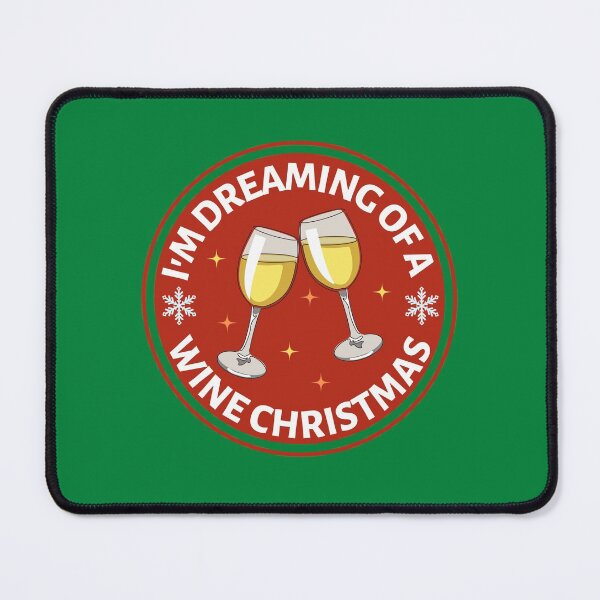 Item preview, Im Dreaming of a Wine Christmas (Red) - Funny Wine Puns - Christmas Gift for Wine Lovers who like alcoholic jokes designed and sold by CaitU.