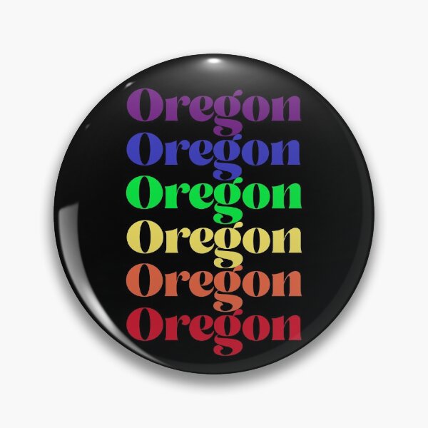Item preview, Oregon Pride Rainbow Design  designed and sold by LeftFieldFunny.