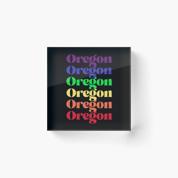 Item preview, Oregon Pride Rainbow Design  designed and sold by LeftFieldFunny.
