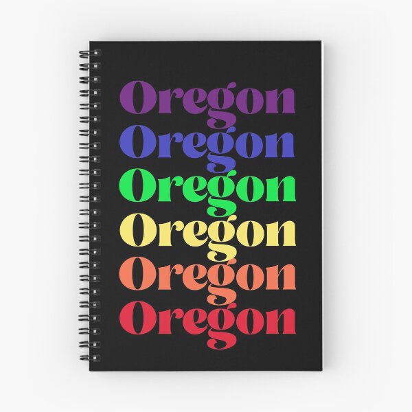 Artikelvorschau, Oregon Pride Regenbogen-Design entworfen und verkauft von LeftFieldFunny.