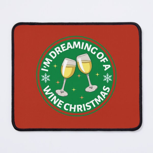Item preview, Im Dreaming of a Wine Christmas (Green) - Funny Wine Puns - Christmas Gift for Wine Lovers who like alcoholic jokes designed and sold by CaitU.