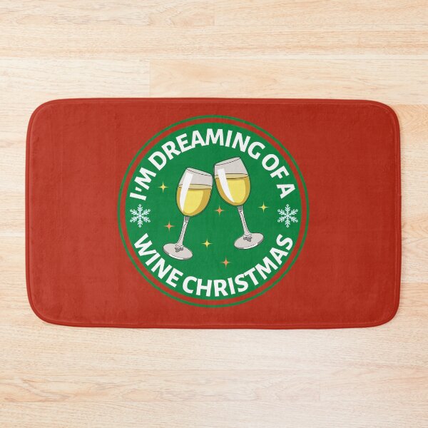 Item preview, Im Dreaming of a Wine Christmas (Green) - Funny Wine Puns - Christmas Gift for Wine Lovers who like alcoholic jokes designed and sold by CaitU.