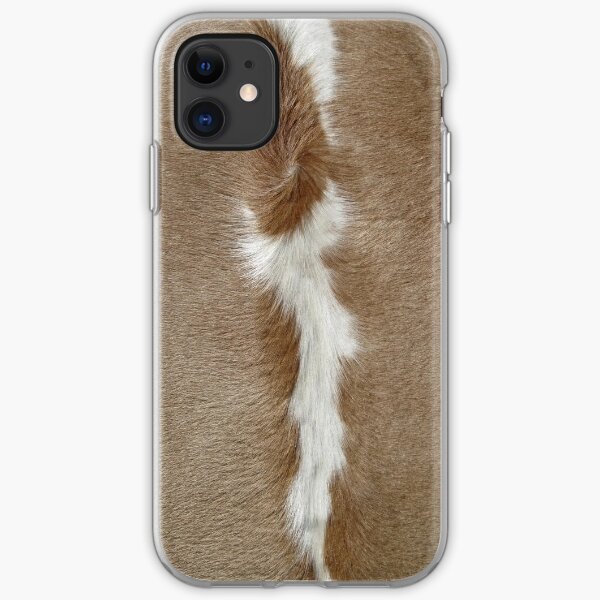 A Patch of Cowhide. iPhone Soft Case