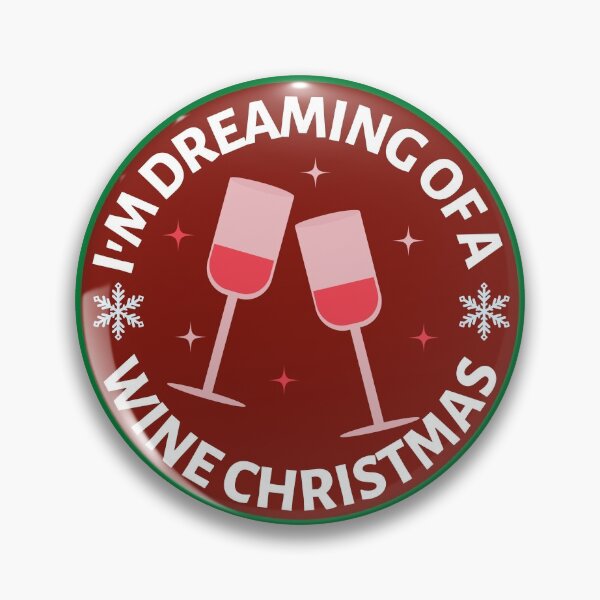 Item preview, Im Dreaming of a Wine Christmas (Red) - Funny Rose Wine Puns - Christmas Gift for Pink Wine Lovers who like alcoholic jokes designed and sold by CaitU.