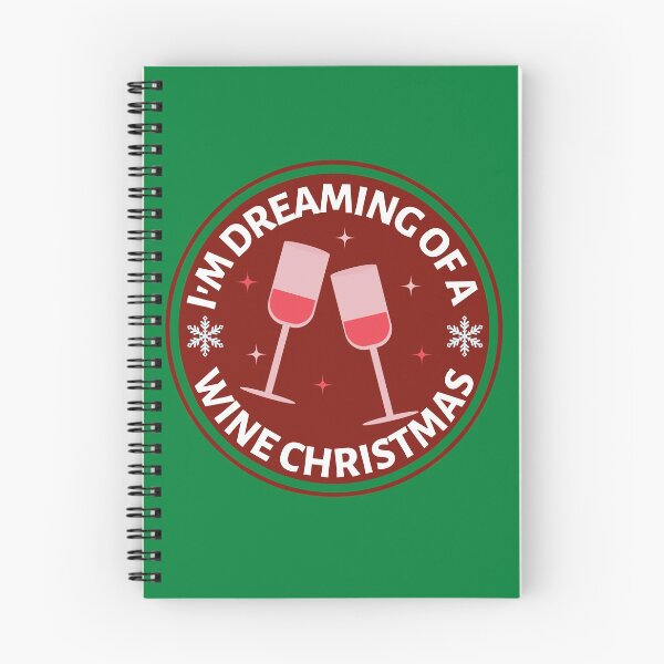 Item preview, Im Dreaming of a Wine Christmas (Red) - Funny Rose Wine Puns - Christmas Gift for Pink Wine Lovers who like alcoholic jokes designed and sold by CaitU.