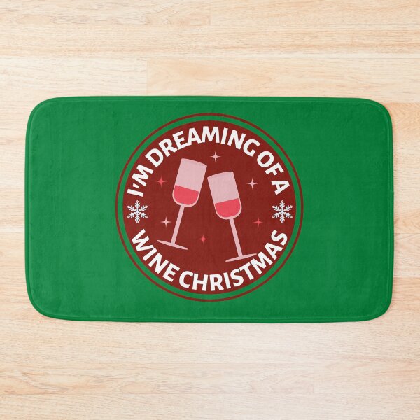 Item preview, Im Dreaming of a Wine Christmas (Red) - Funny Rose Wine Puns - Christmas Gift for Pink Wine Lovers who like alcoholic jokes designed and sold by CaitU.