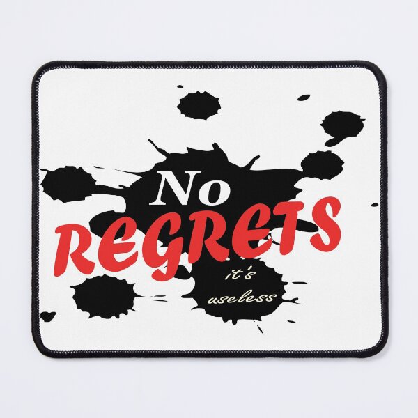 Item preview, No Regrets it's Useless designed and sold by ikrame-shop.