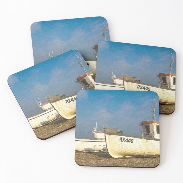 Item preview, An Impressionist View of Fishing Boats designed and sold by IanWL.