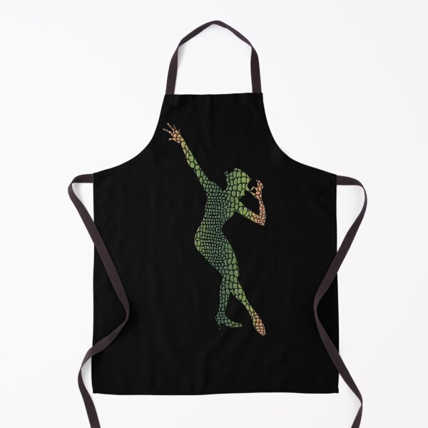 Item preview, JAZZ DANCER SILHOUETTE - SNAKE LIZARD REPTILE TEXTURE designed and sold by KoolDsignsDANCE.