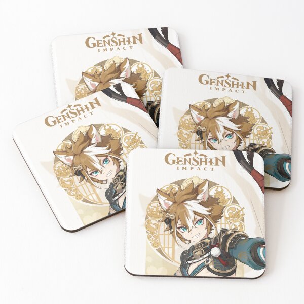Item preview, Gorou Card - Genshin Impact designed and sold by Aka-Hanako.