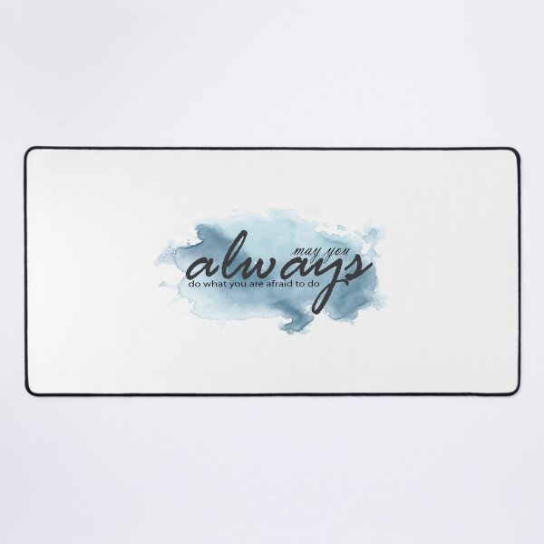 Item preview, May You Always Do What You Are Afraid To Do designed and sold by ikrame-shop.
