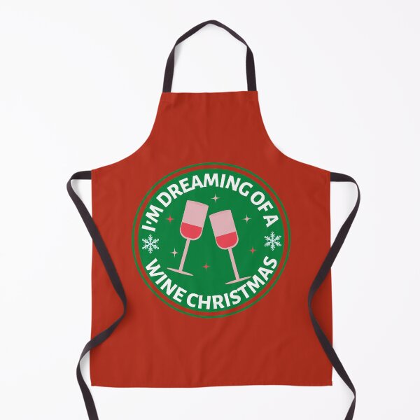 Item preview, Im Dreaming of a Wine Christmas (Green) - Funny Rose Wine Puns - Christmas Gift for Pink Wine Lovers who like alcoholic jokes designed and sold by CaitU.