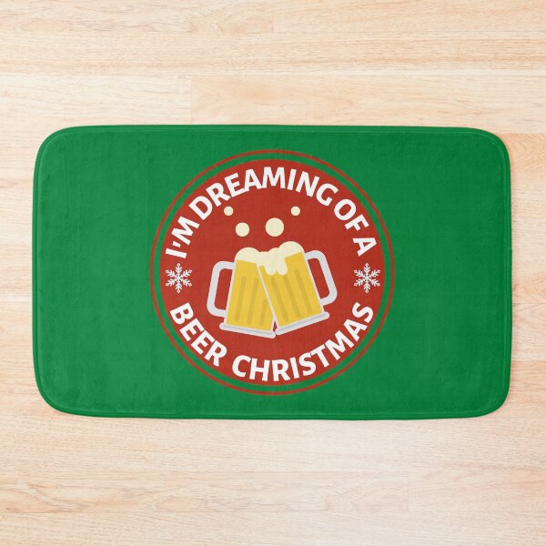 Item preview, Im Dreaming of a Beer Christmas (Red) - Funny Christmas Beer Puns - Gift for Beer Lovers who like alcohol jokes designed and sold by CaitU.