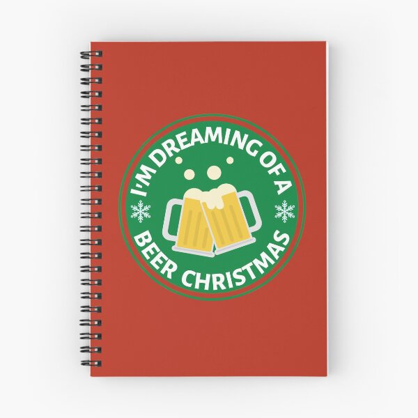 Item preview, Im Dreaming of a Beer Christmas (Green) - Funny Christmas Beer Puns - Gift for Beer Lovers who like alcohol jokes designed and sold by CaitU.