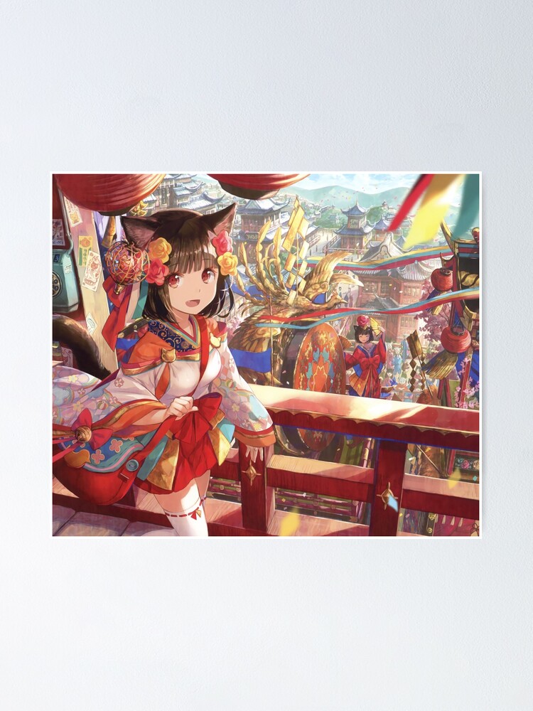 Póster «Chica Anime Kitsune» de NihonJinDesu | Redbubble Póster «Chica Anime Kitsune» de NihonJinDesu | Redbubble
