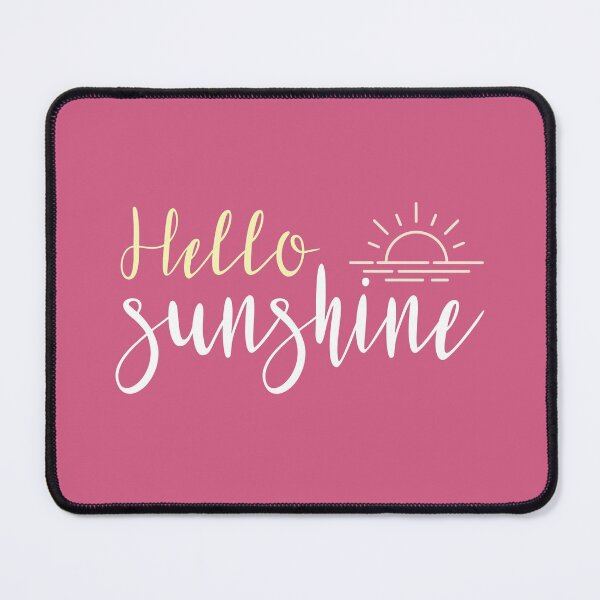 Item preview, Hello Sunshine Summer Quote designed and sold by DancingwithInk.