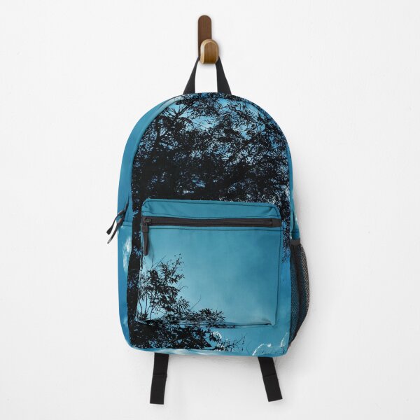 Item preview, A Blue Dreamy Sky with Tree Branches & Scattered Cotton Candy Clouds - Photography designed and sold by By Roqia.