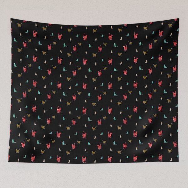 Item preview, Quilted Cats (Black) designed and sold by kirbeekatz.
