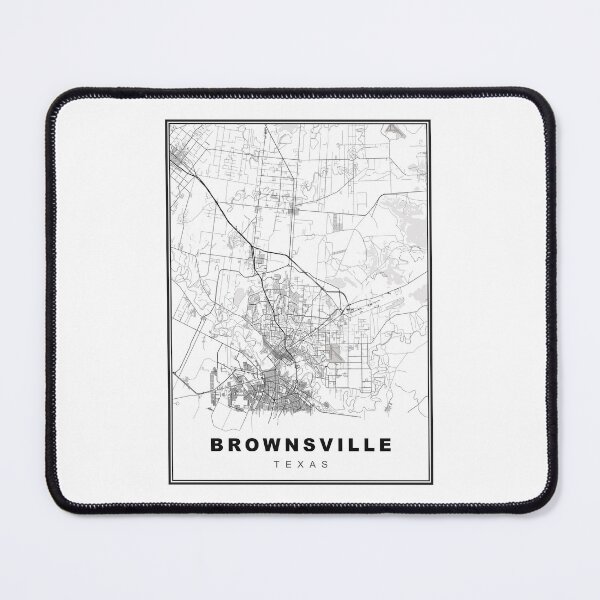 Item preview, Brownsville Map designed and sold by Tamas Das.