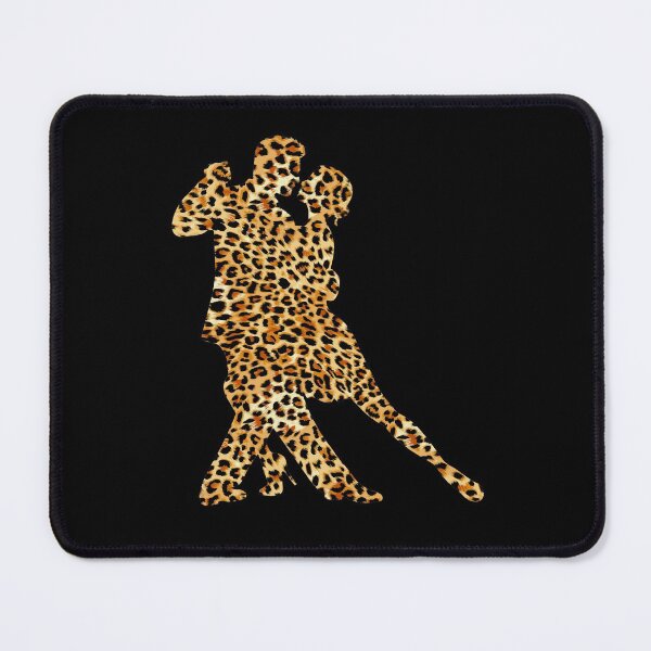 Item preview, TANGO DANCERS - LEOPARD CHEETAH TEXTURE - COUPLE SILHOUETTE designed and sold by KoolDsignsDANCE.