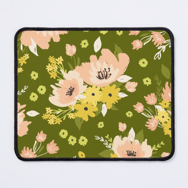 Item preview, Green Peach Flowers designed and sold by Terelaska.
