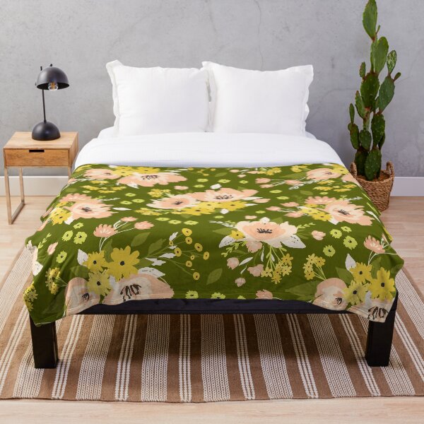 Item preview, Green Peach Flowers designed and sold by Terelaska.