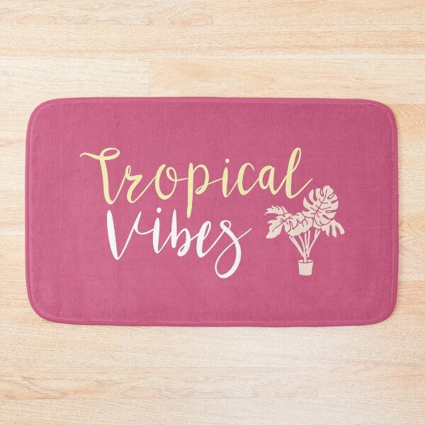 Item preview, Tropical Vibes Monstera Quote designed and sold by DancingwithInk.