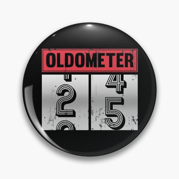 Item preview, Funny Oldometer For 25th Bday counting Years Old Birthday Gift  designed and sold by kindxinn.