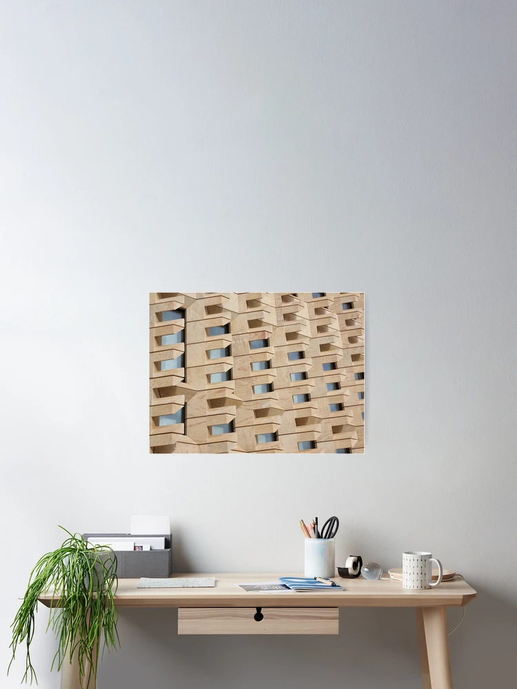 Thumbnail 2 of 3, Poster, Geometric Window Pattern designed and sold by Kate-P-.