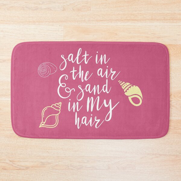 Item preview, Salt in the Air & Sand in my Hair Seashells Quote designed and sold by DancingwithInk.