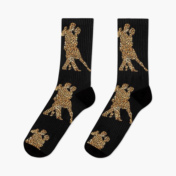Item preview, TANGO DANCERS - LEOPARD CHEETAH TEXTURE - COUPLE SILHOUETTE designed and sold by KoolDsignsDANCE.