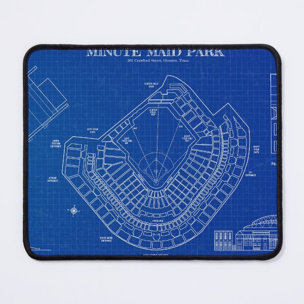 Item preview, Minute Maid Park (Blueprint) designed and sold by BGALAXY.