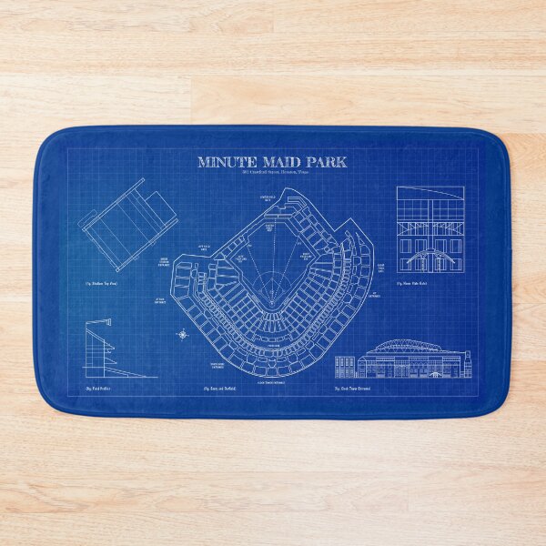 Item preview, Minute Maid Park (Blueprint) designed and sold by BGALAXY.