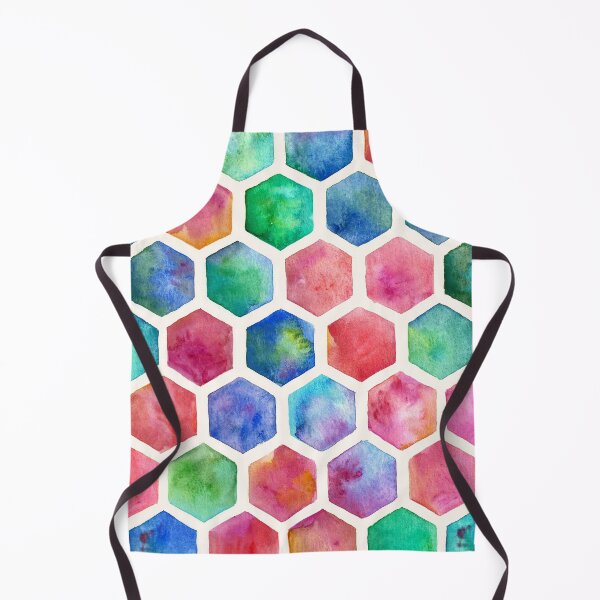 Item preview, Hand Painted Watercolor Honeycomb Pattern designed and sold by micklyn.