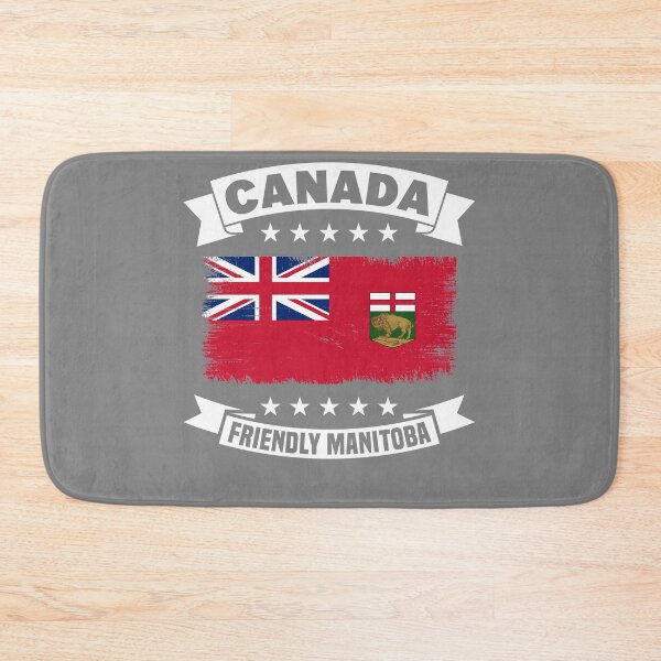 Item preview, Canada Friendly Manitoba Flag - Vintage designed and sold by CAN-USA-Fanshop.