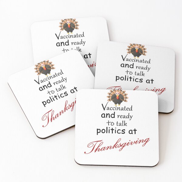 Item preview, vaccinated and ready to talk politics at thanksgiving , gift for him/her designed and sold by amartis.