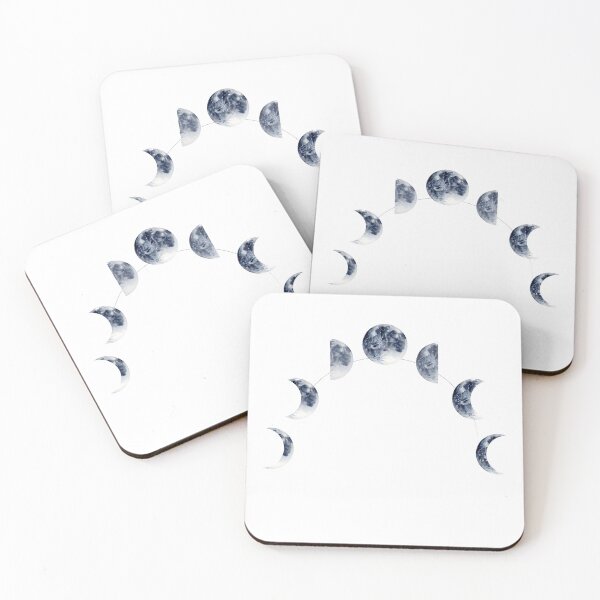 Item preview, Moon Phases | Watercolor  designed and sold by Harpley Design Studio.