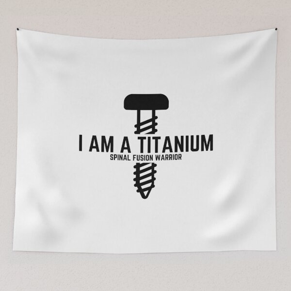 Item preview, I Am Titanium spinal fusion warrior designed and sold by ArTips.