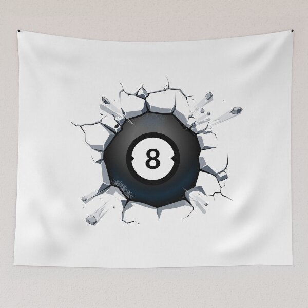 Item preview, 8 BALL BROKEN WALL designed and sold by diego75bcn.