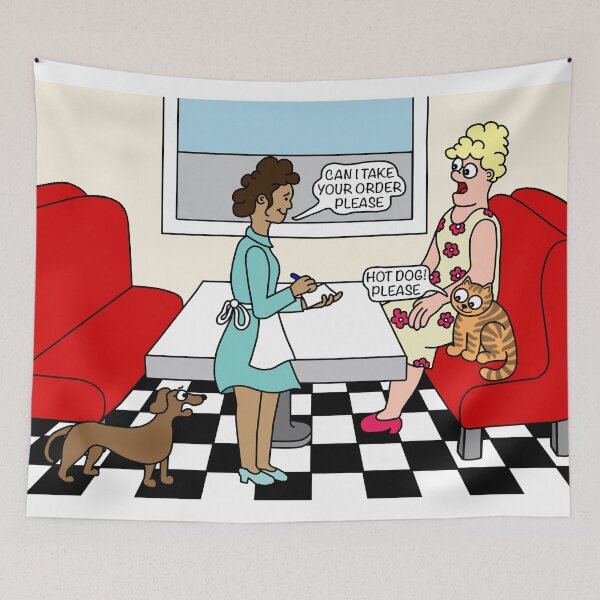 Item preview, Hot dog please designed and sold by Scat the cat.