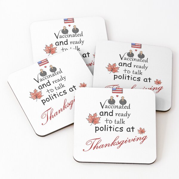 Item preview, vaccinated and ready to talk politics at thanksgiving , gift for him/her designed and sold by amartis.