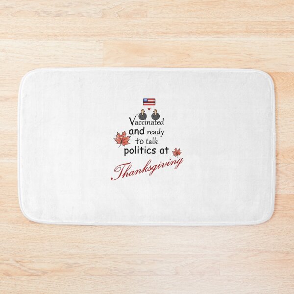 Item preview, vaccinated and ready to talk politics at thanksgiving , gift for him/her designed and sold by amartis.