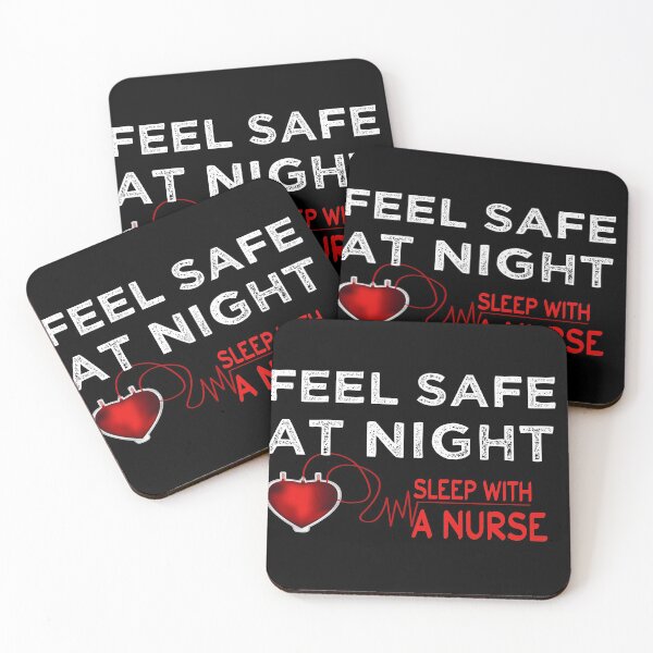 Item preview,   feel safe at night sleep with a nurse_gift for  happy birthday nurse designed and sold by ANAS    HO.
