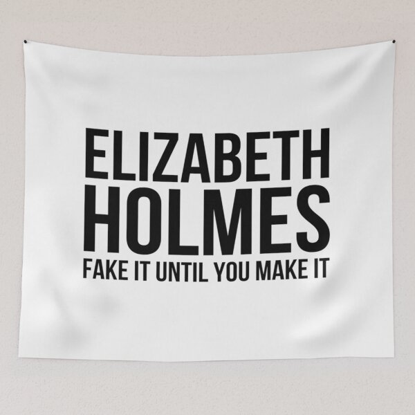 Item preview, Elizabeth Holmes By Fake It Until You Make It Classic T-Shirt designed and sold by winstonclarker.