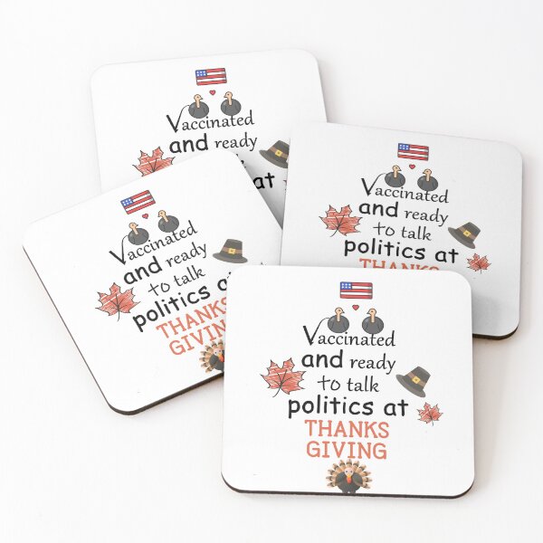 Item preview, vaccinated and ready to talk politics at thanksgiving , gift for him/her designed and sold by amartis.