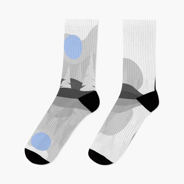 Item preview, Mirrored Alpine Landscape, Minimalist Blue Monochrome designed and sold by jean-nicolas.