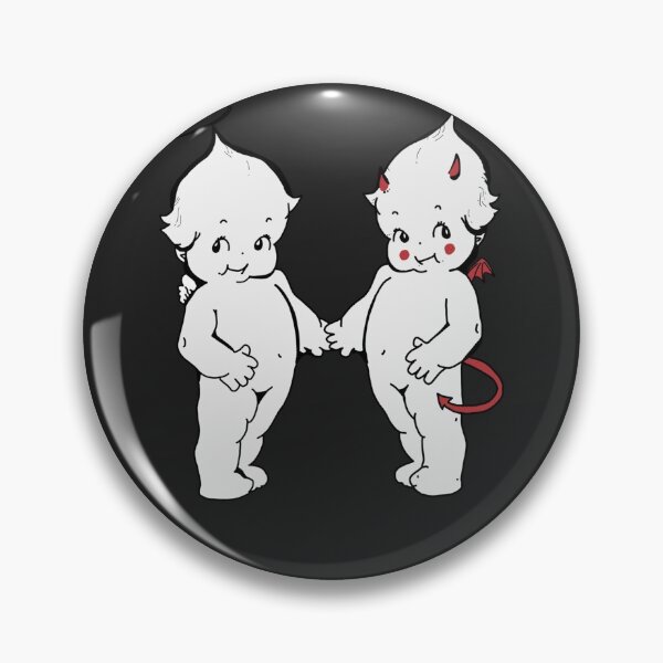Item preview, angel and devil cuties Sticker designed and sold by HaroldChamblin.