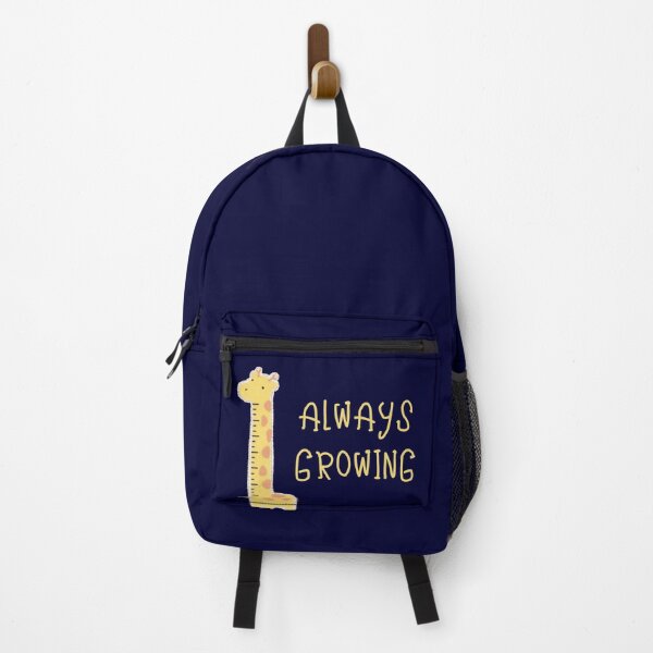Item preview, Always Growing Giraffe Yellow (Navy) designed and sold by MonDesigns.